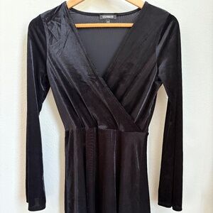 Velvet Long Sleeve Dress